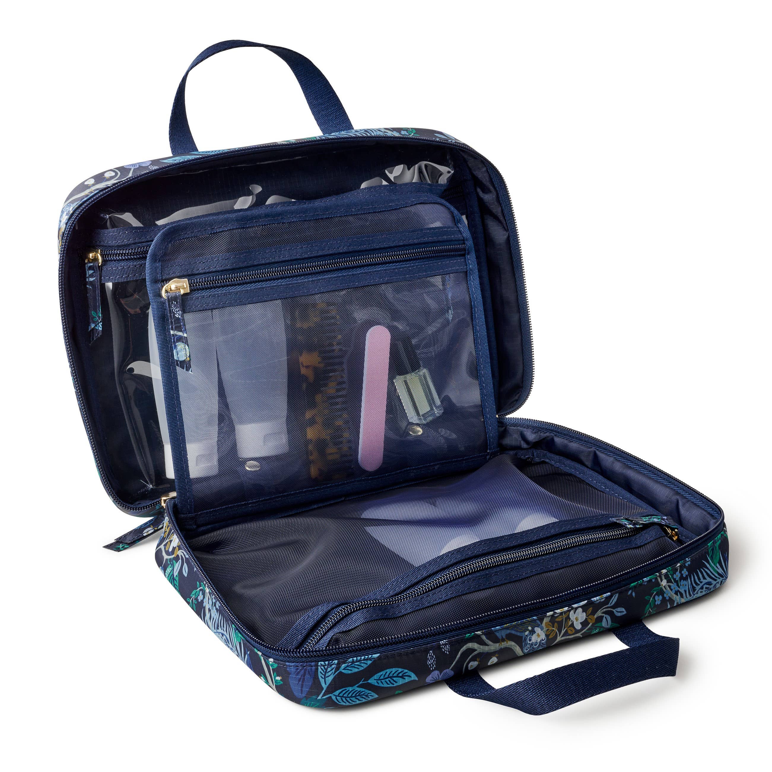 Peacock Travel Cosmetic Case - Thumbnail 3