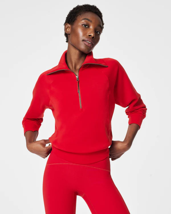 SPANX AirEssentials® Half Zip, Spanx Red
