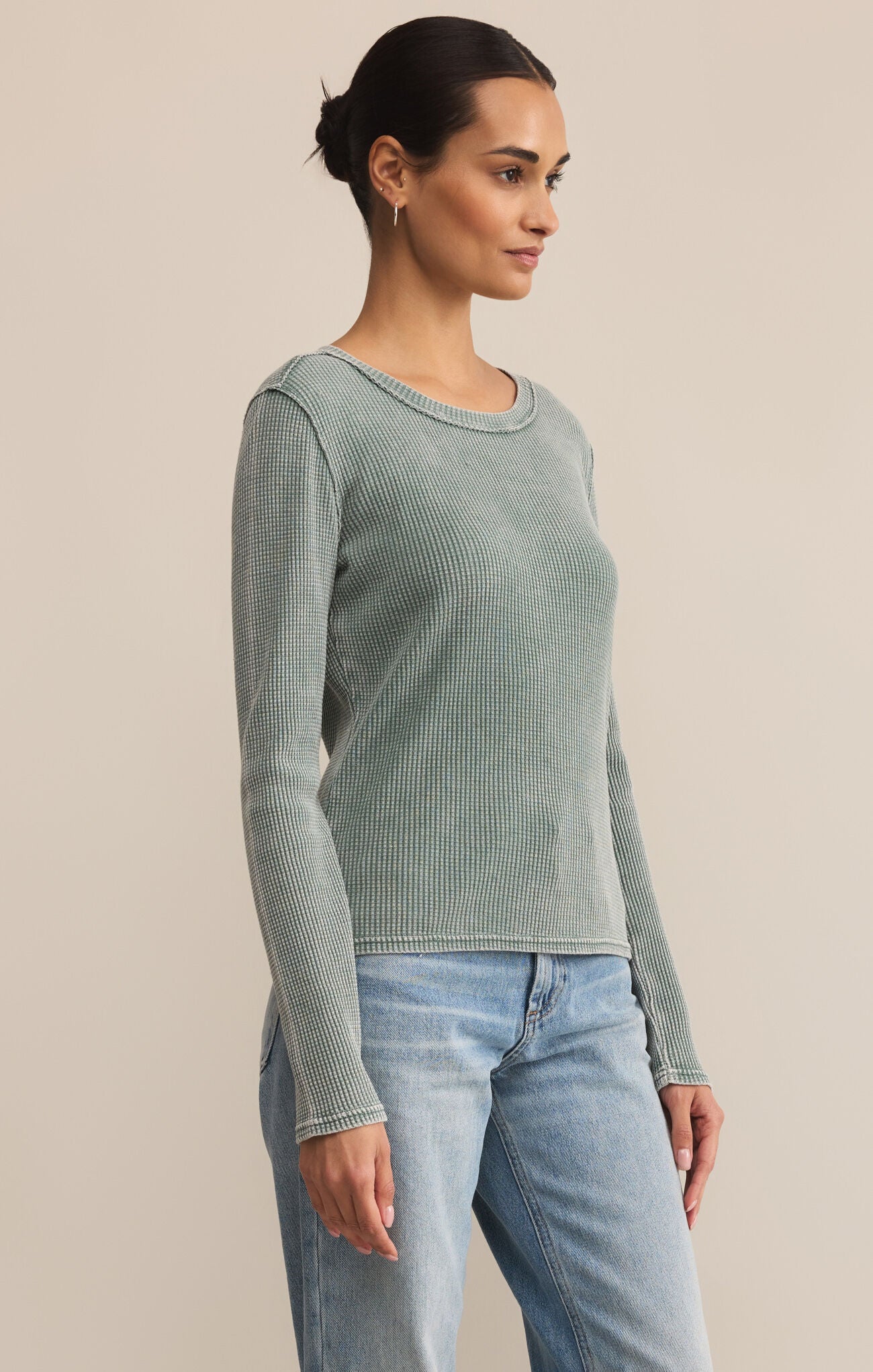Arlet Mini Thermal Top, Hunter Green