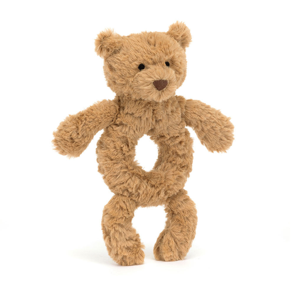JELLYCAT:  Bartholomew Bear Ring Rattle