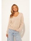 The Brody Sweater, Light Mocha