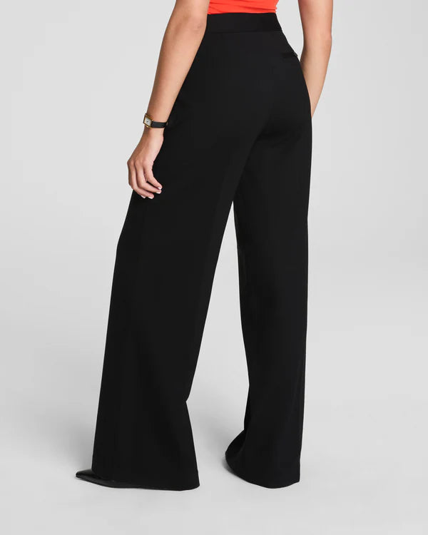 SPANXsupersmooth™ PerfectFit Ponte Wide Leg Pant, Black