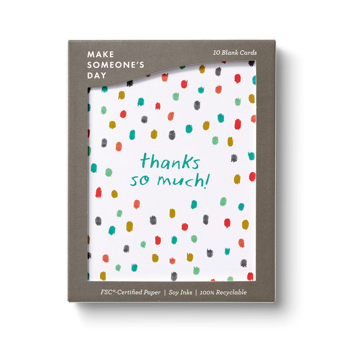 Confetti thank you cards