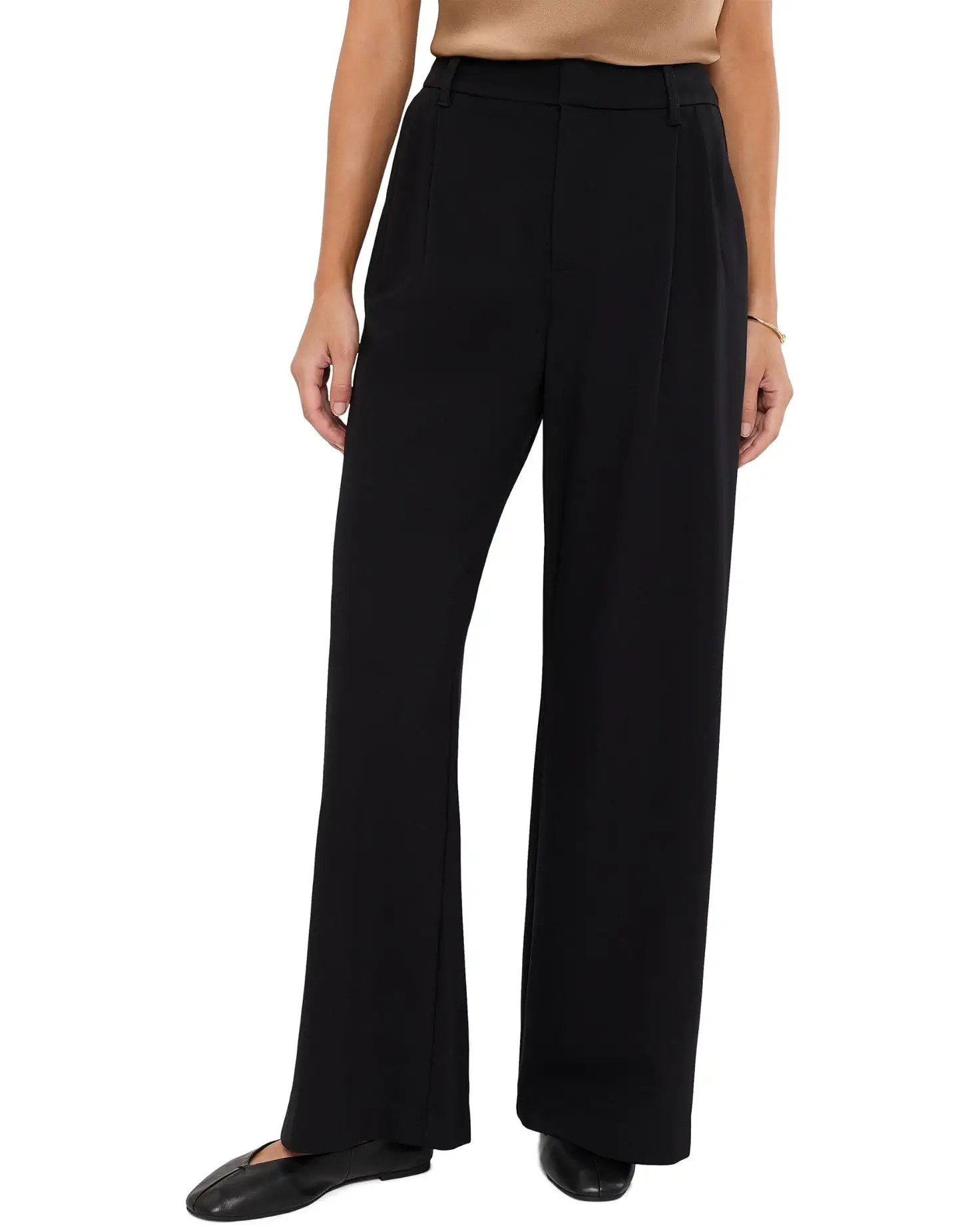 Cheryl Super High Rise Wide Leg, Black