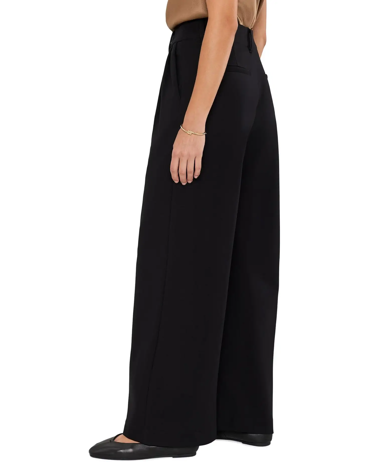 Cheryl Super High Rise Wide Leg, Black