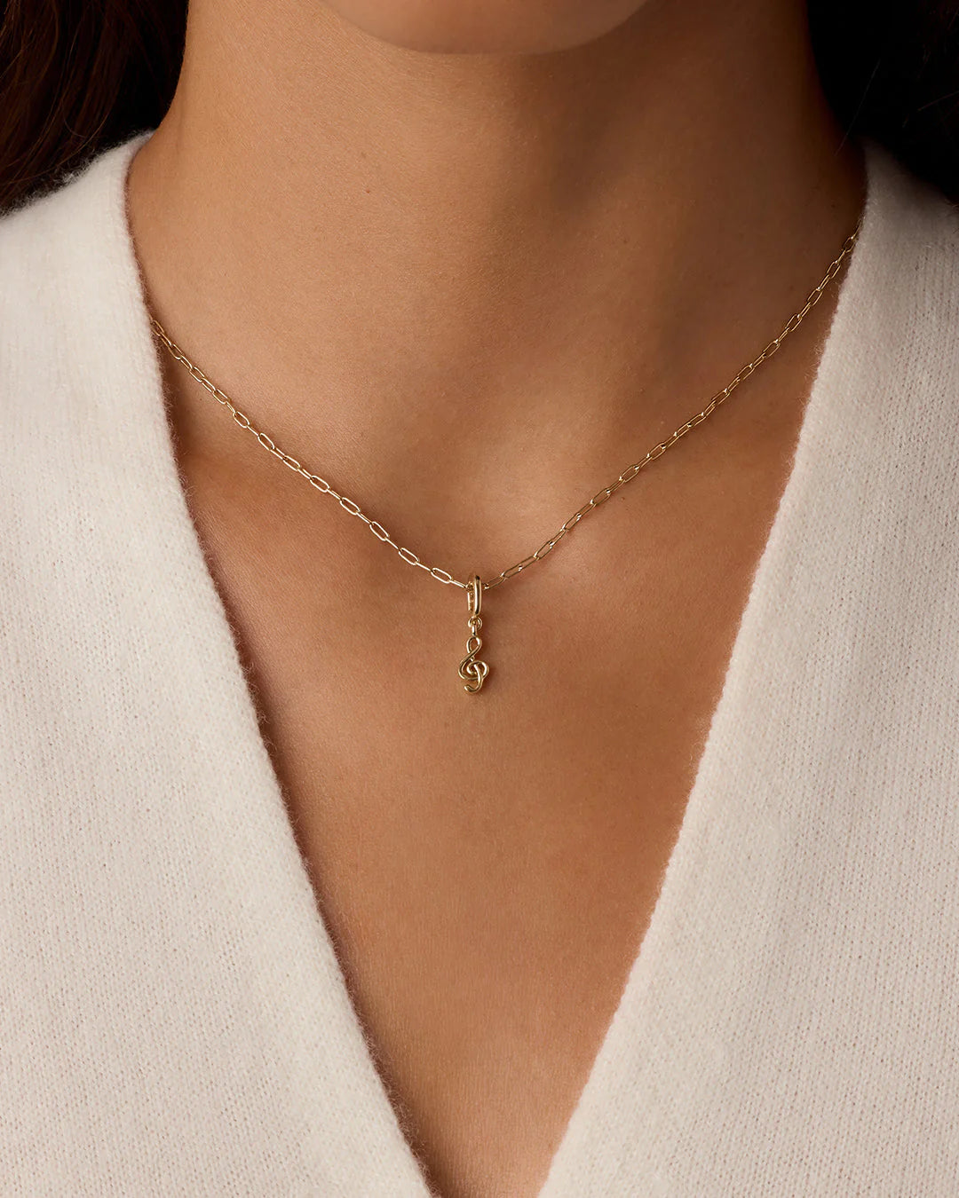 Clef Parker Charm, Gold