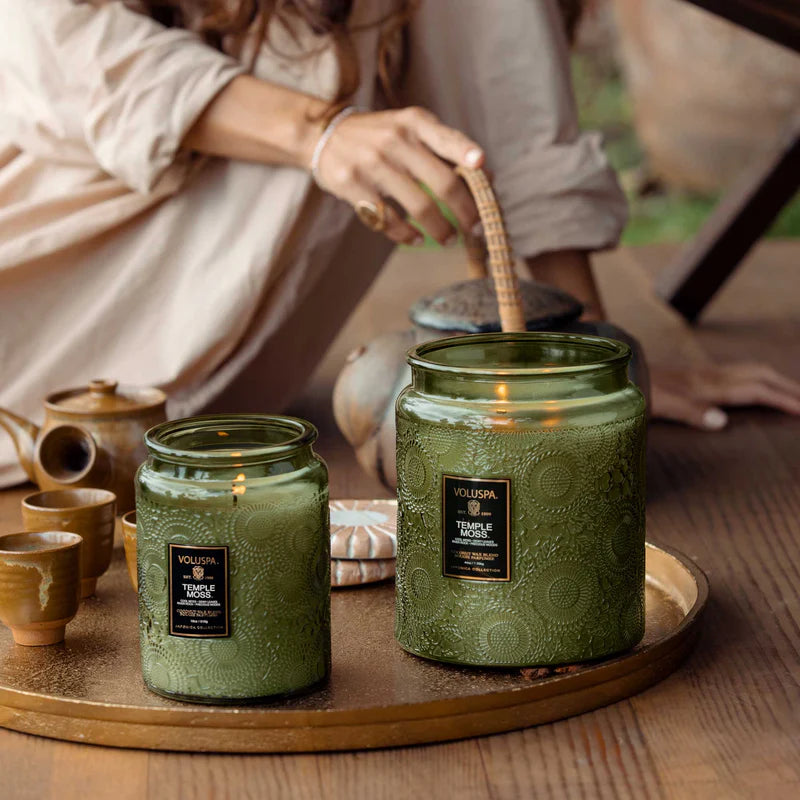 Temple Moss 18oz Jar Candle