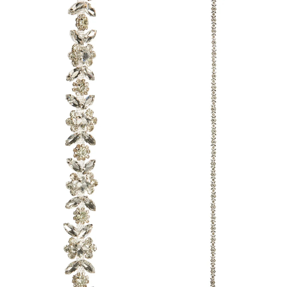 6' Clear Jeweled Garland