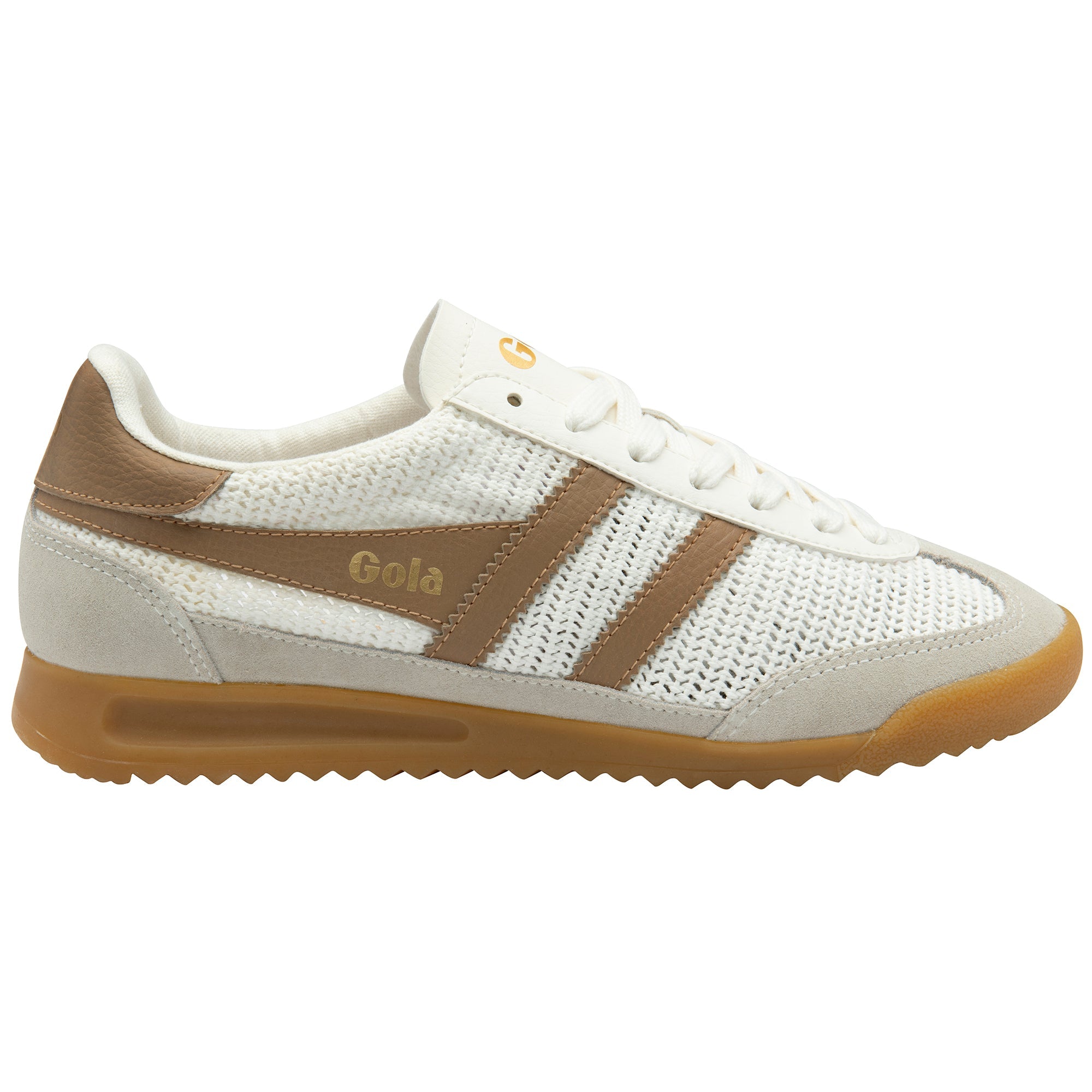 Gola Tornado Zephyr Sneakers, Off White/Light Caramel