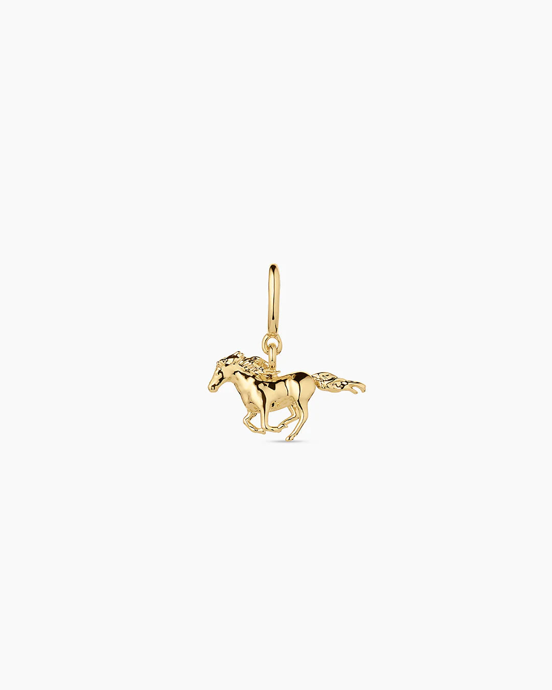 Horse Parker Charm, Gold