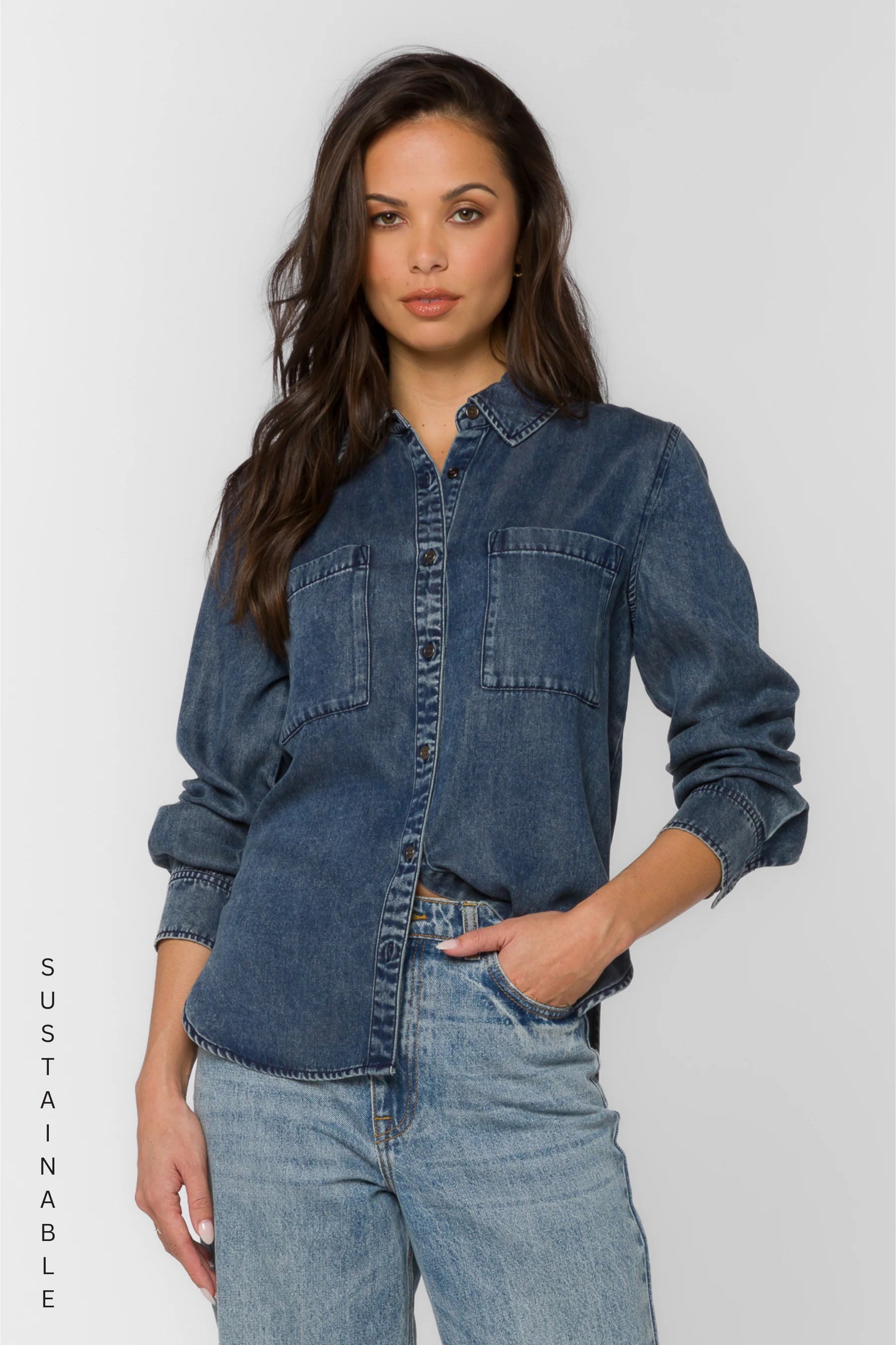James Deep Blue Shirt