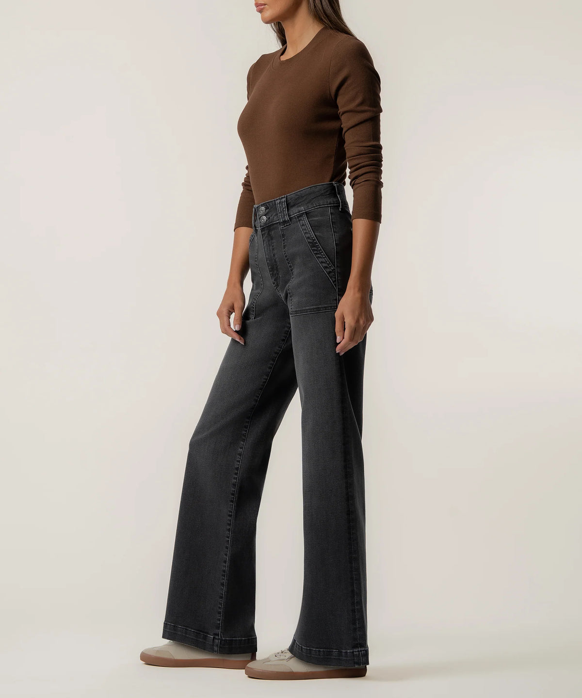 Jodi High Rise Straight Leg, Innocently