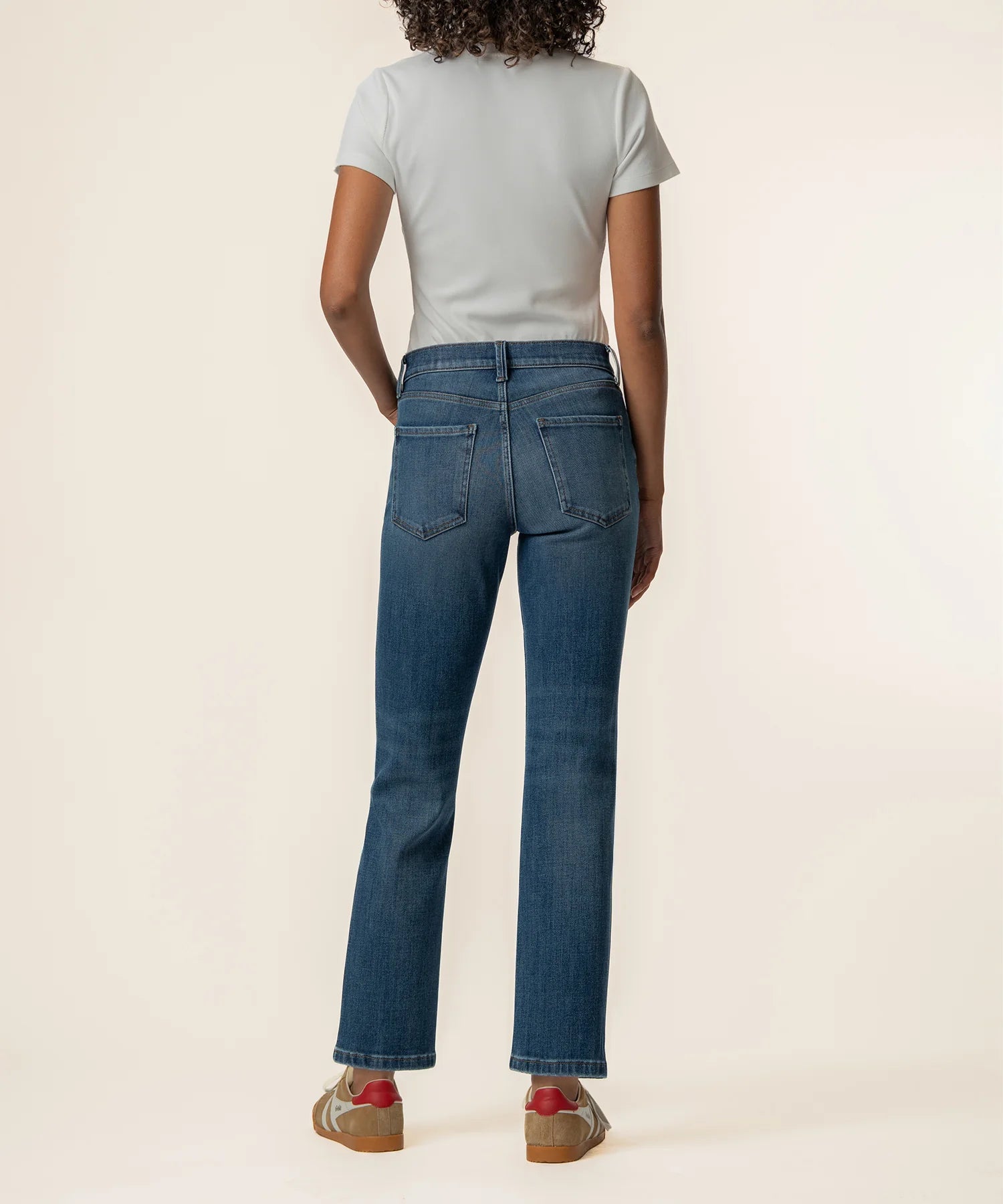 Blaire High Rise Fab AB Straight Leg, Razor