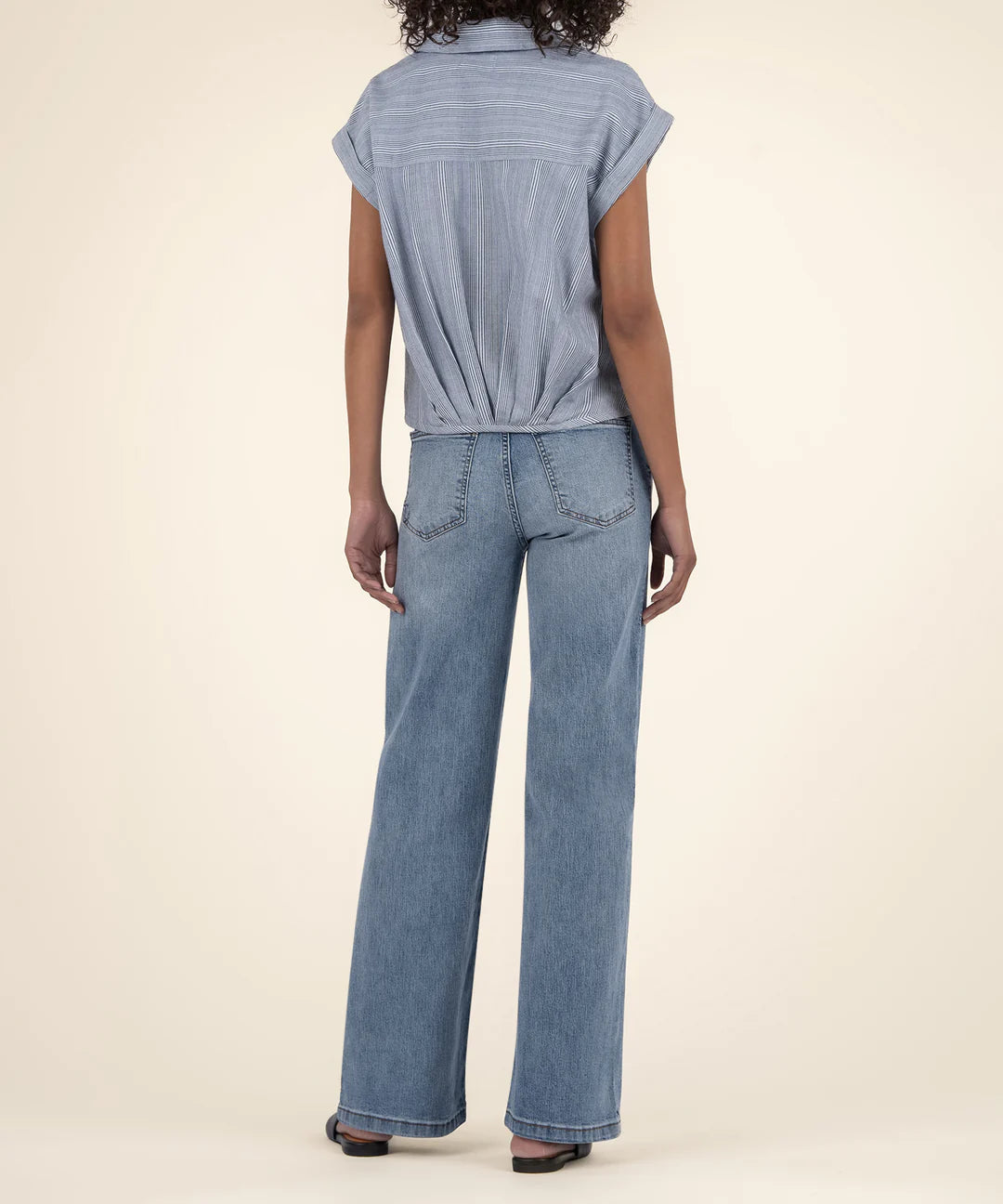 Gaia Pleat Hem Top