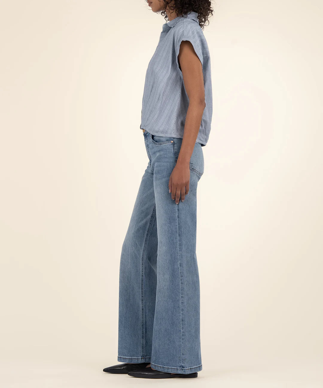 Gaia Pleat Hem Top