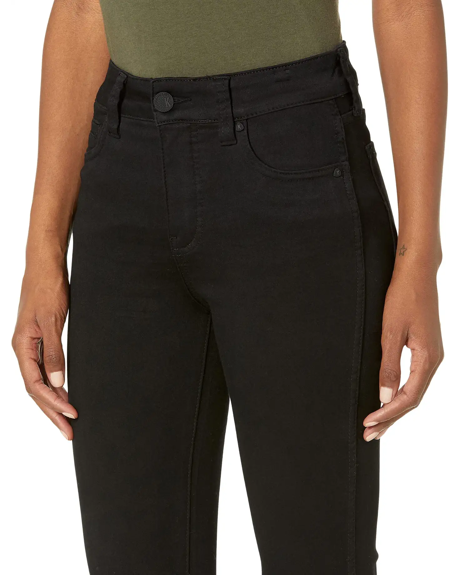 Natalie High Rise Fab Ab Bootcut, Black