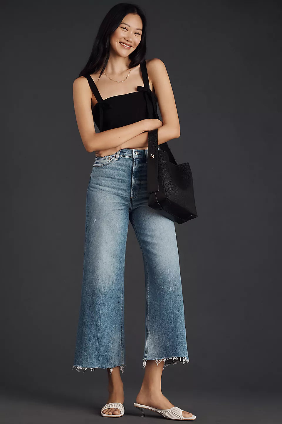 Lana Crop High Rise Ultra Wide Leg, Rhythm Vintage