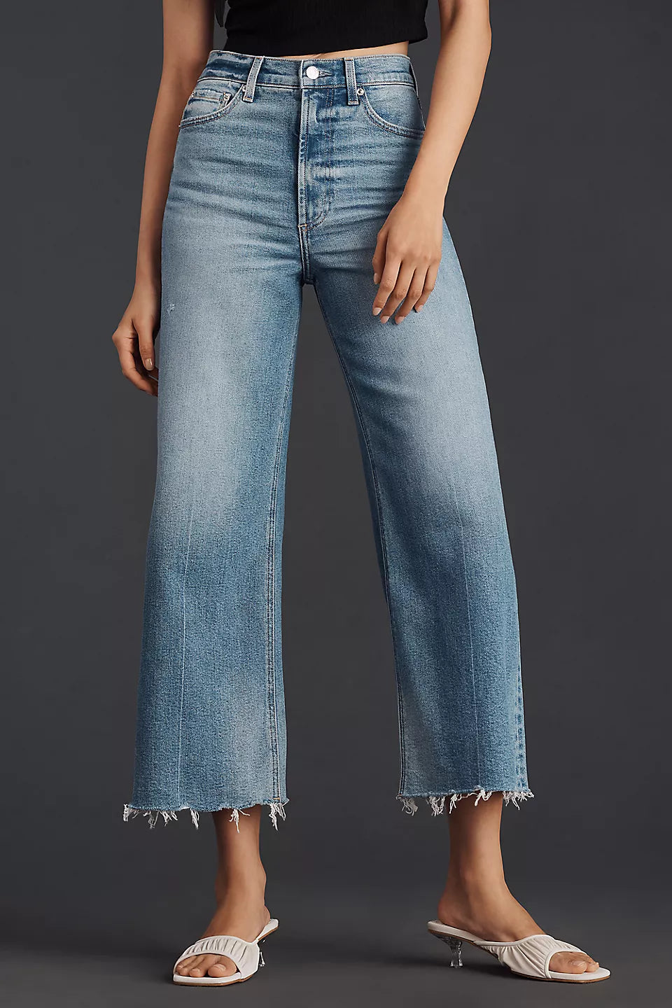 Lana Crop High Rise Ultra Wide Leg, Rhythm Vintage