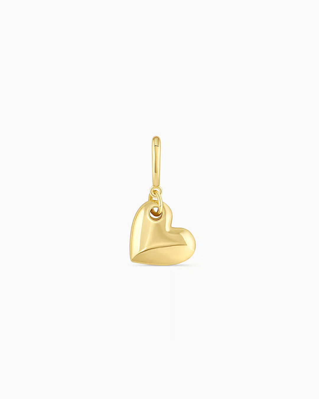 Lou Heart Parker Charm, available in Silver or Gold