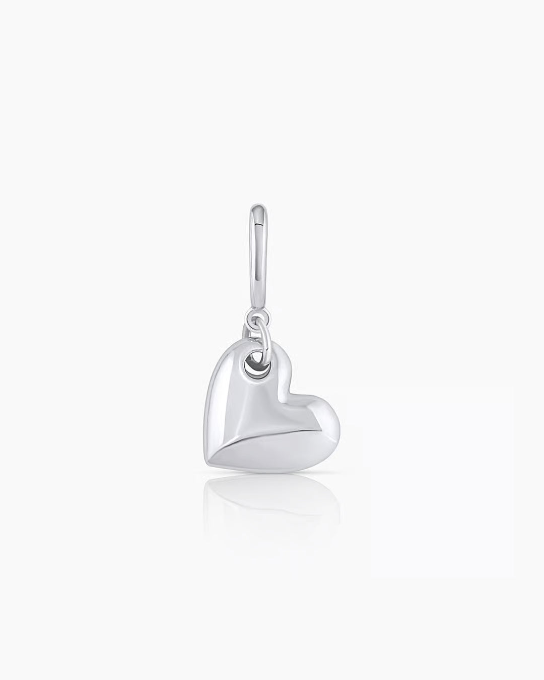 Lou Heart Parker Charm, available in Silver or Gold