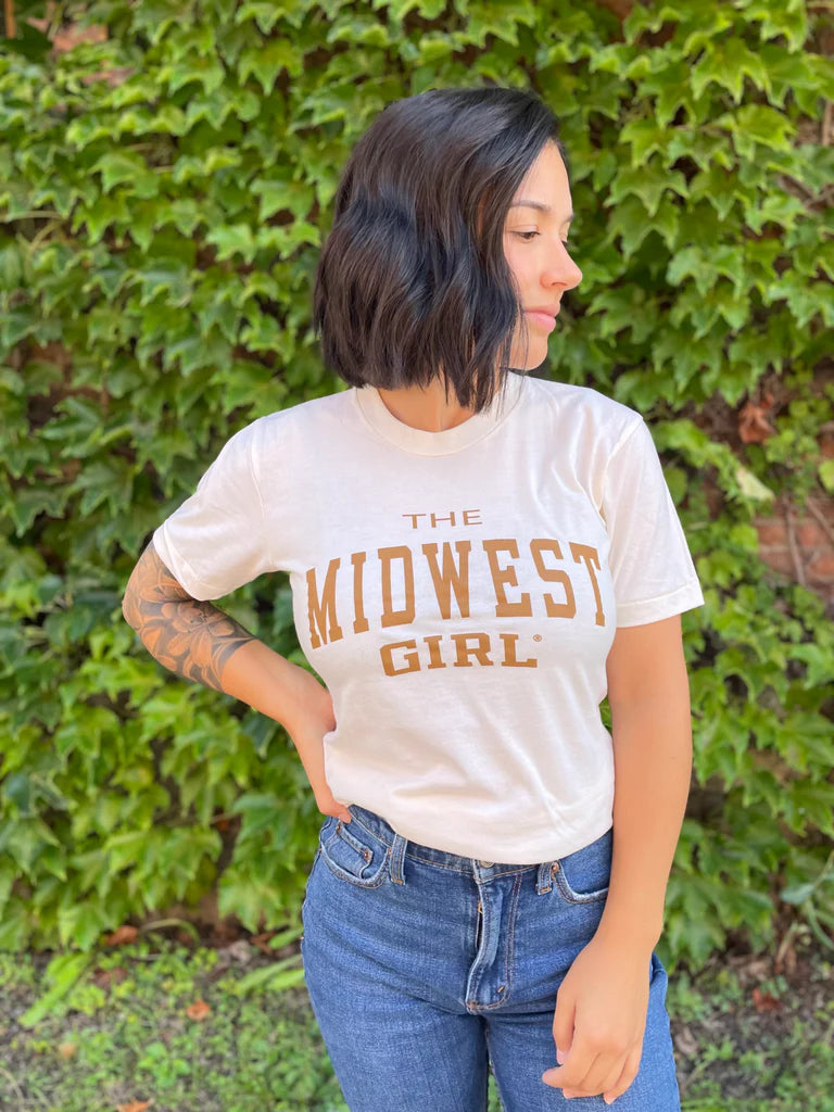 The Midwest Girl Tee, Cream