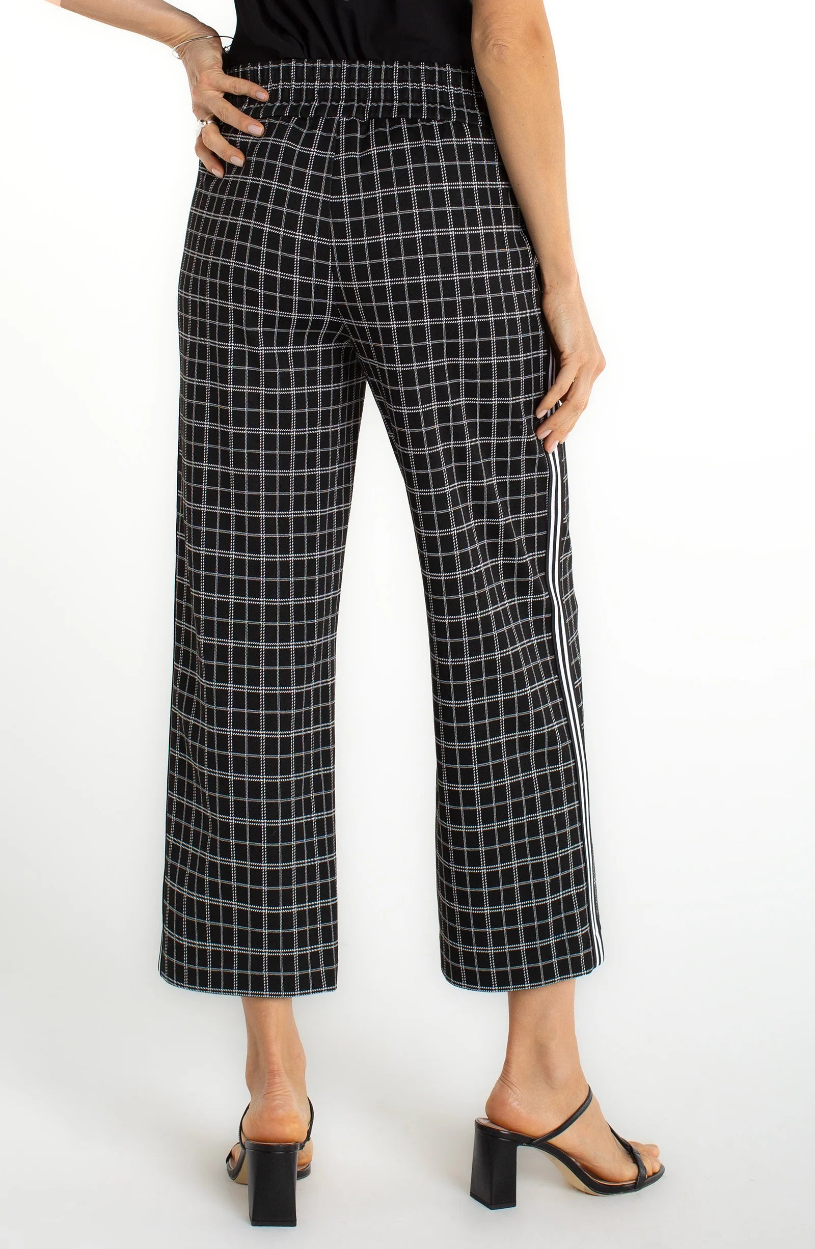 Mabel Pull-on Crop with Side Stripe