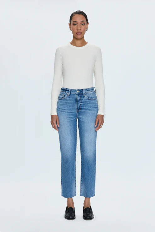 Charlie High Rise Classic Straight Ankle Jean, Rhythm Vintage