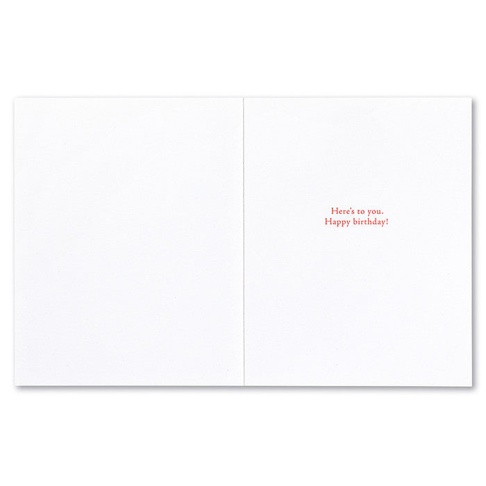 To keep the heart unwrinkled, to be hopeful, kindly, cheerful… greeting card