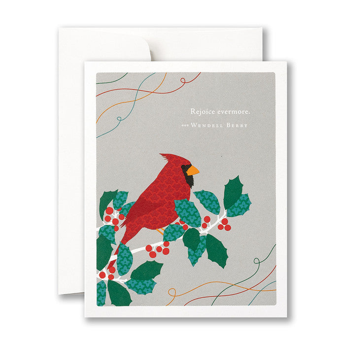 “Rejoice evermore.”