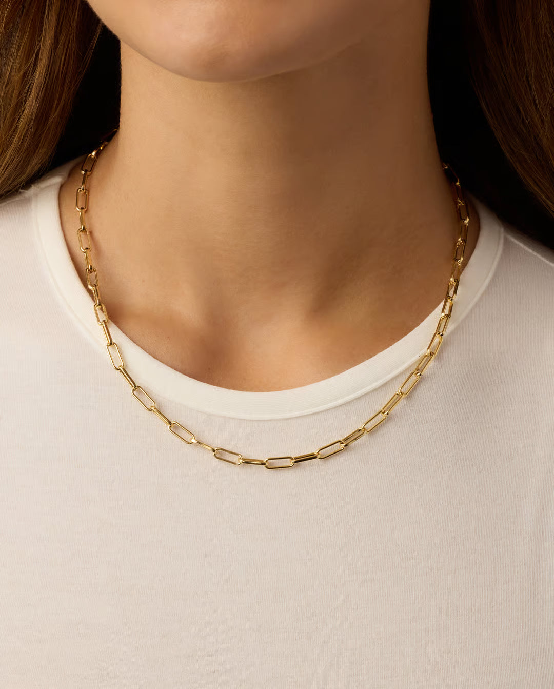 18" Parker Necklace, available in Silver or Gold