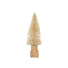 Sisal Bottle Brush Tree with Wood Base