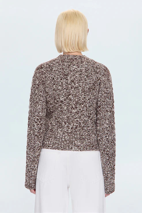 Quinn Sweater, Chocolate Marl