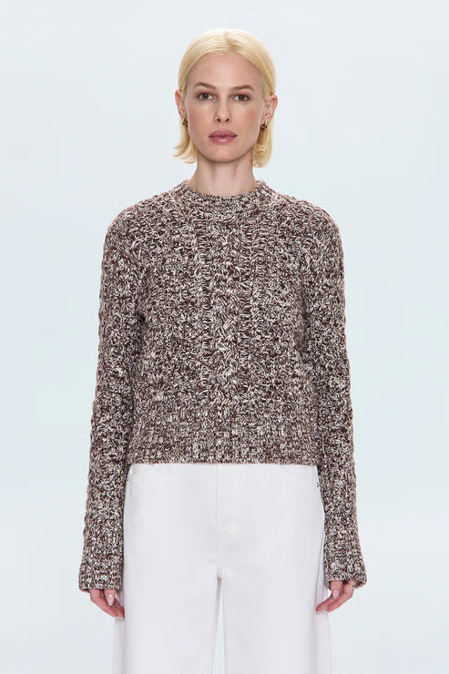 Quinn Sweater, Chocolate Marl