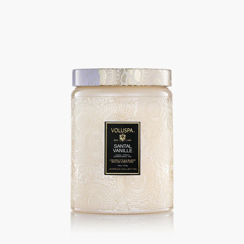 Santal Vanille, 18 oz Jar Candle