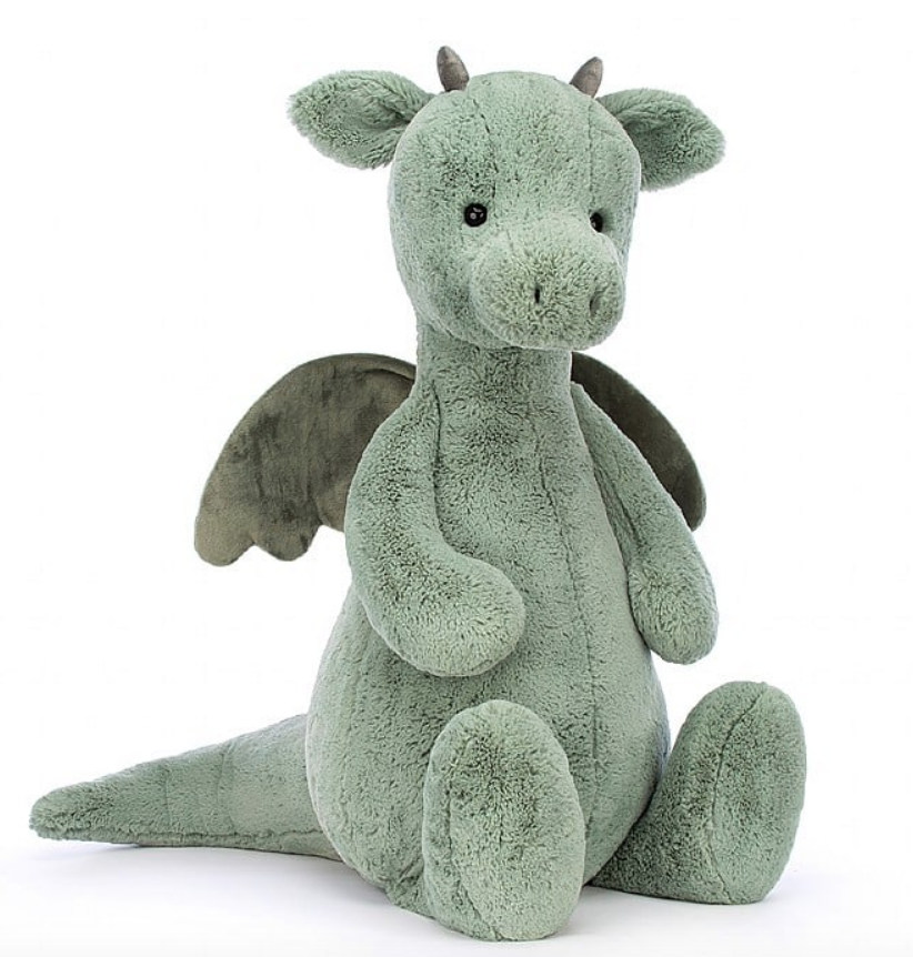 JELLYCAT:  Bashful Dragon Original (Medium)