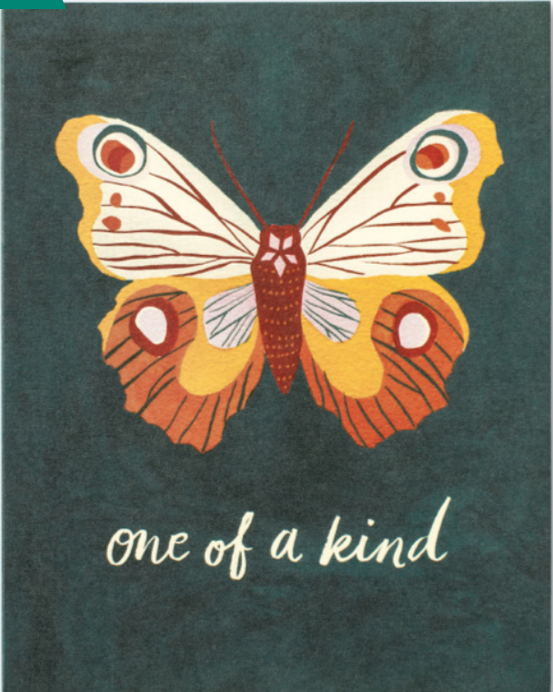 One of a kind card