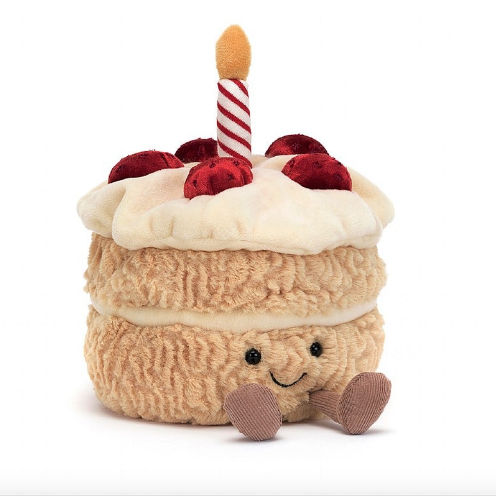 JELLYCAT:  Amuseable Birthday Cake