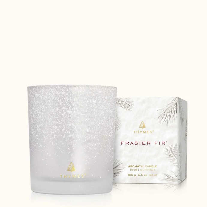 Frasier Fir Flocked Candle