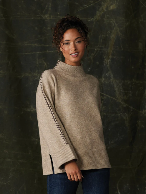 Craft Stitch Sweater, Teak