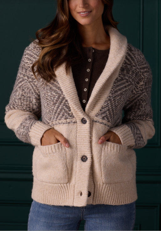 Shawl Collar Heritage Cardigan