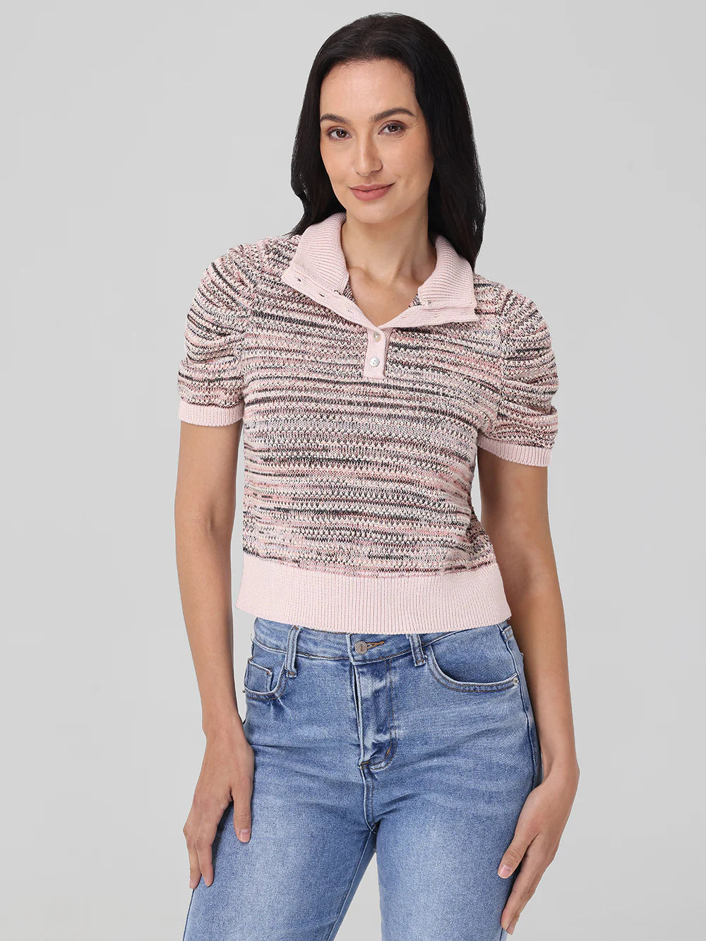 Shelby Ombre Mockneck Sweater
