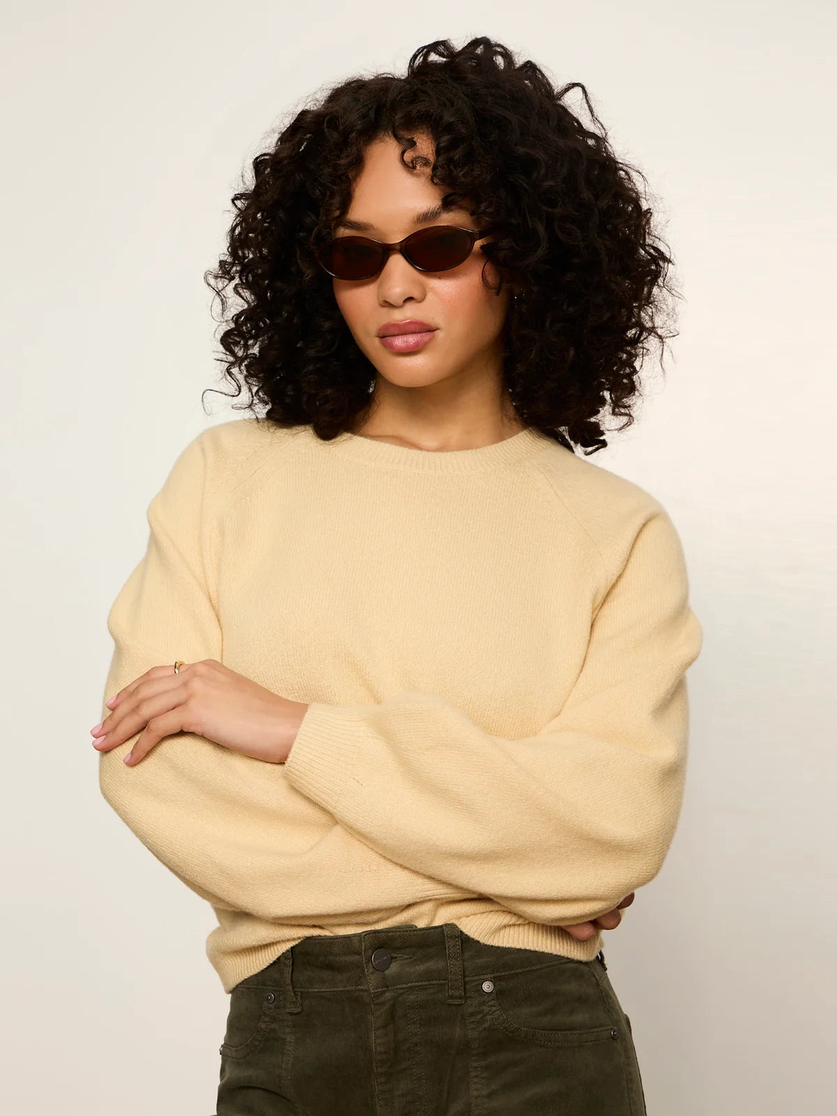 Soft Popover Sweater, Goldie