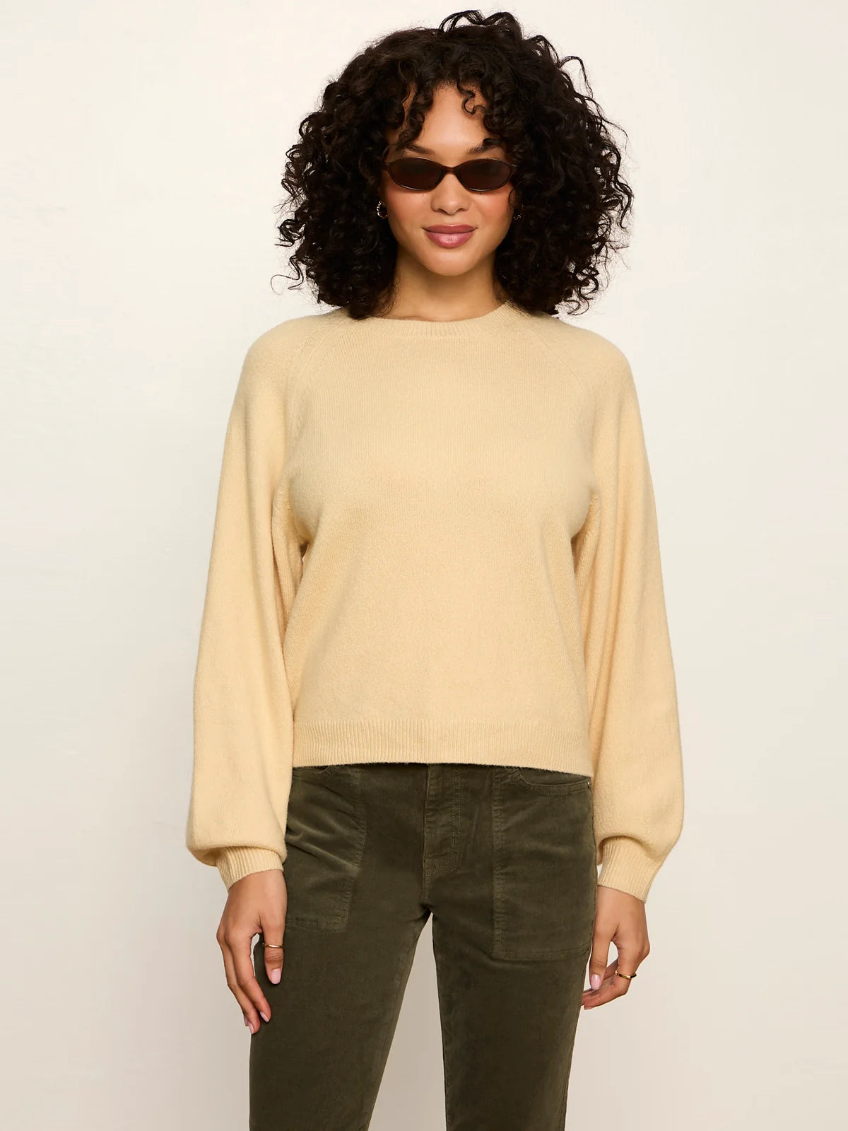 Soft Popover Sweater, Goldie
