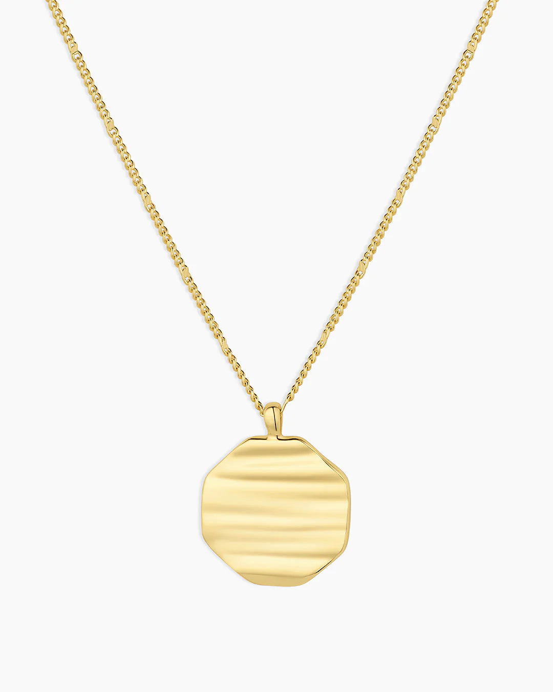 Sunset Coin Necklace, Gold