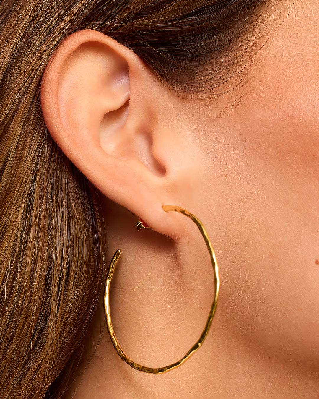 Taner Hoops, available in Gold or Silver