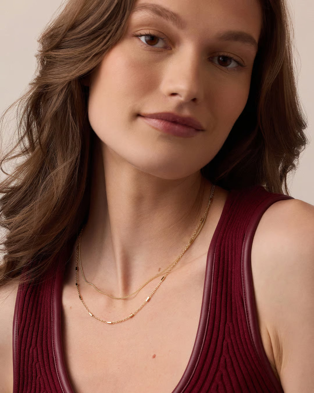 Tatum Necklace, available in Silver or Gold
