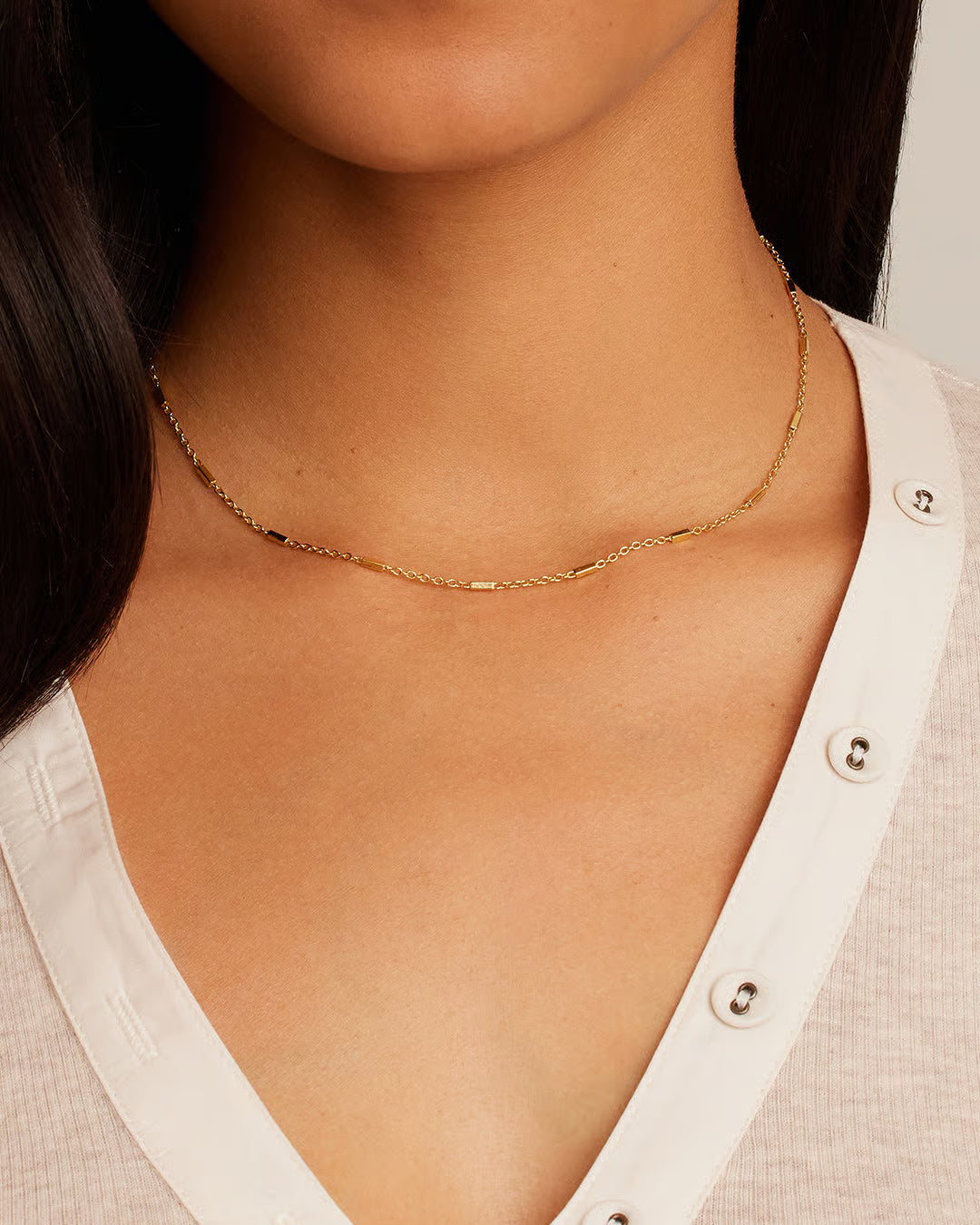 Tatum Necklace, available in Silver or Gold