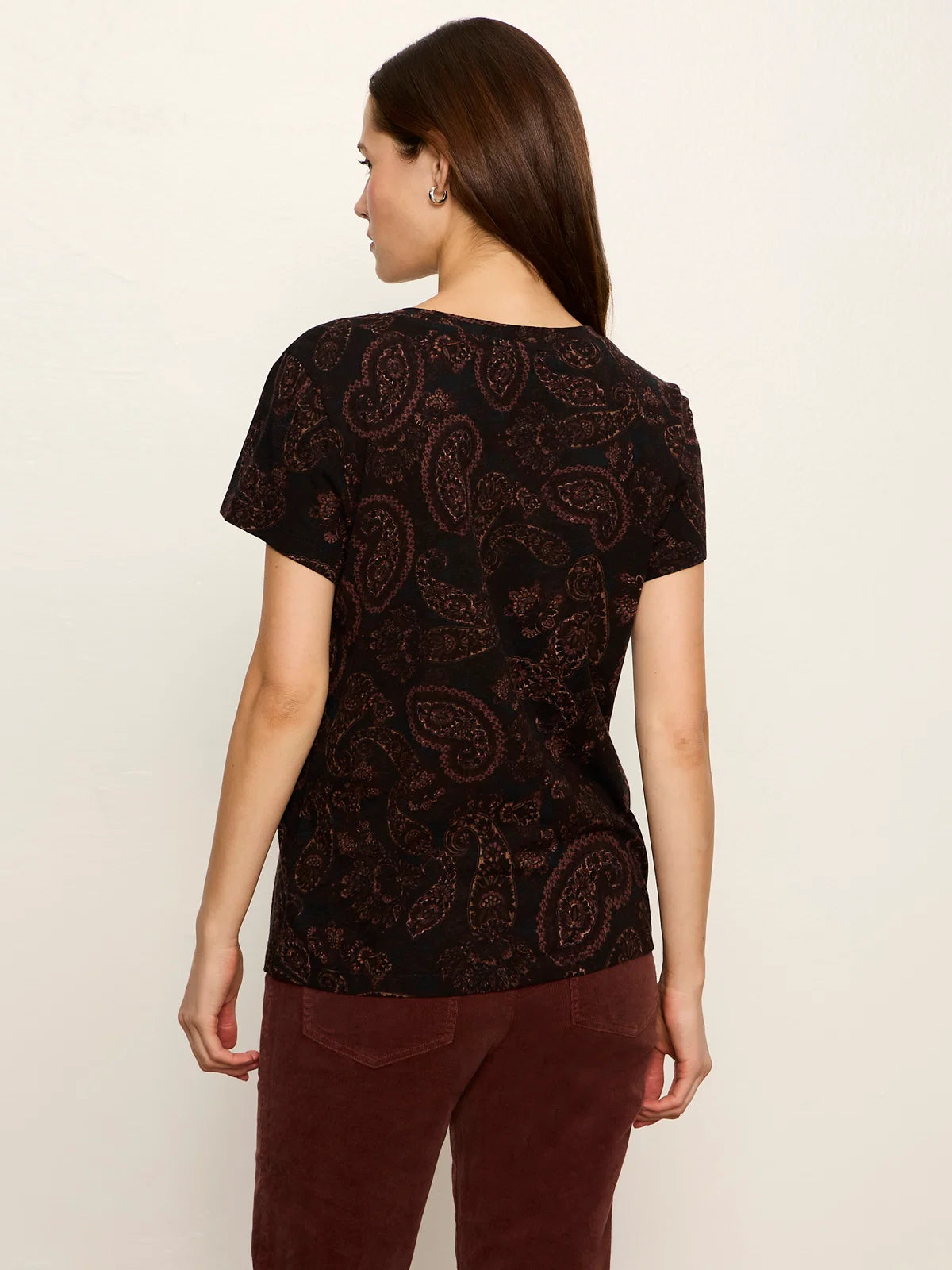 The Perfect Tee, Cocoa Paisley
