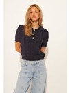 Short Sleeve Timmy Sweater, available in 2 colors