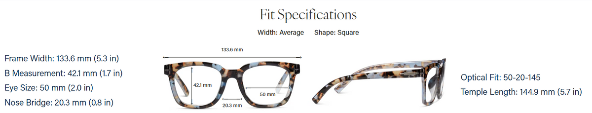 To the Max Reading Glasses, Blue Quartz
